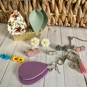 Cottagecore set of jewelry